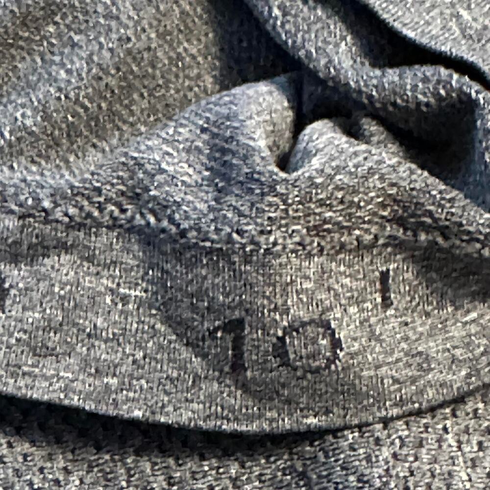 Grey Lululemon V Neck Short Sleeve Shirt, Women 10 - Picture 6 of 6